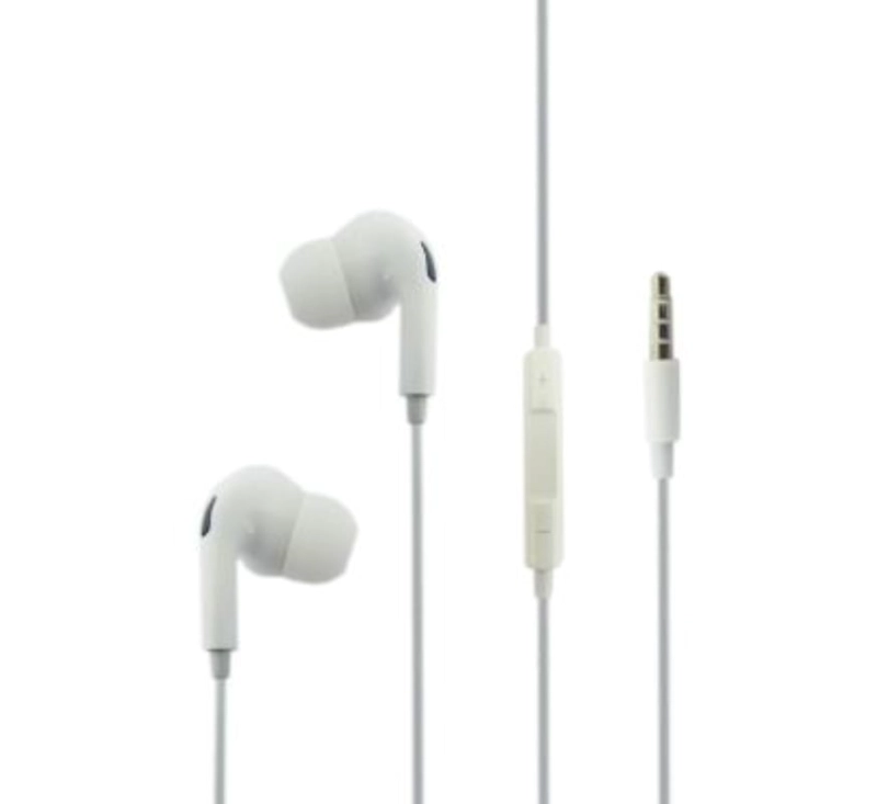 AUDIFONOS IN EAR CON MICROFONO PLUG 3.5 ESTEREO, BLANCO EN CAJA DE CRISTAL. - 1