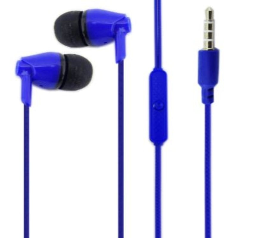 AUDIFONO IN EAR CON MICROFONO, KWY-20, COLORES, EN CAJA. - 3