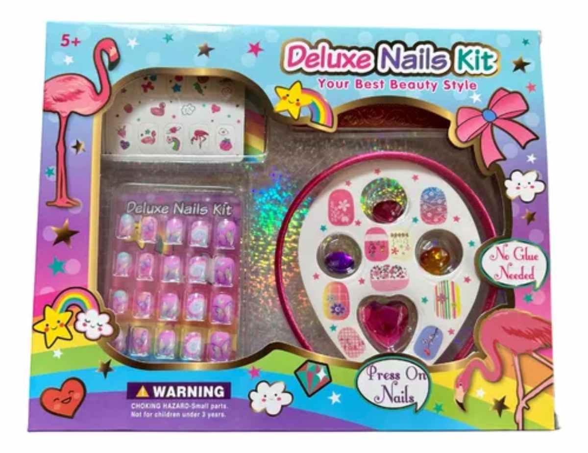 JUGUETE DELUXE NAILS KIT GRANDE 20X26CM - 1