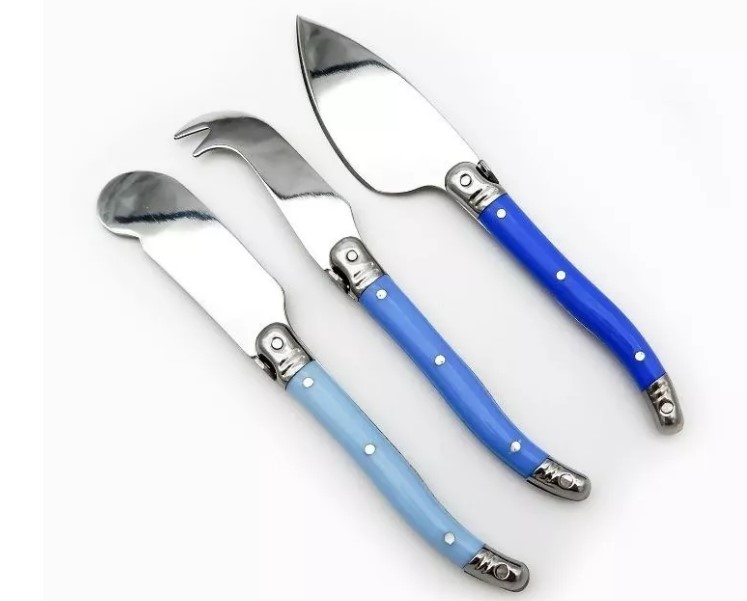 SET CUCHILLO QUESOS MONTEPELLIER AZUL - 1
