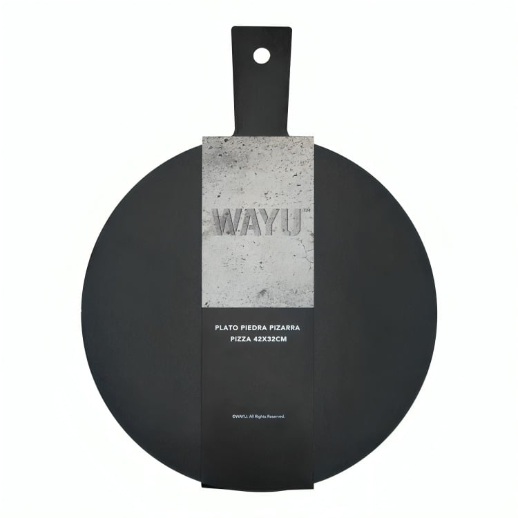 PLATO PIEDRA PIZARRA PIZZA 42 CM WAYU - 1