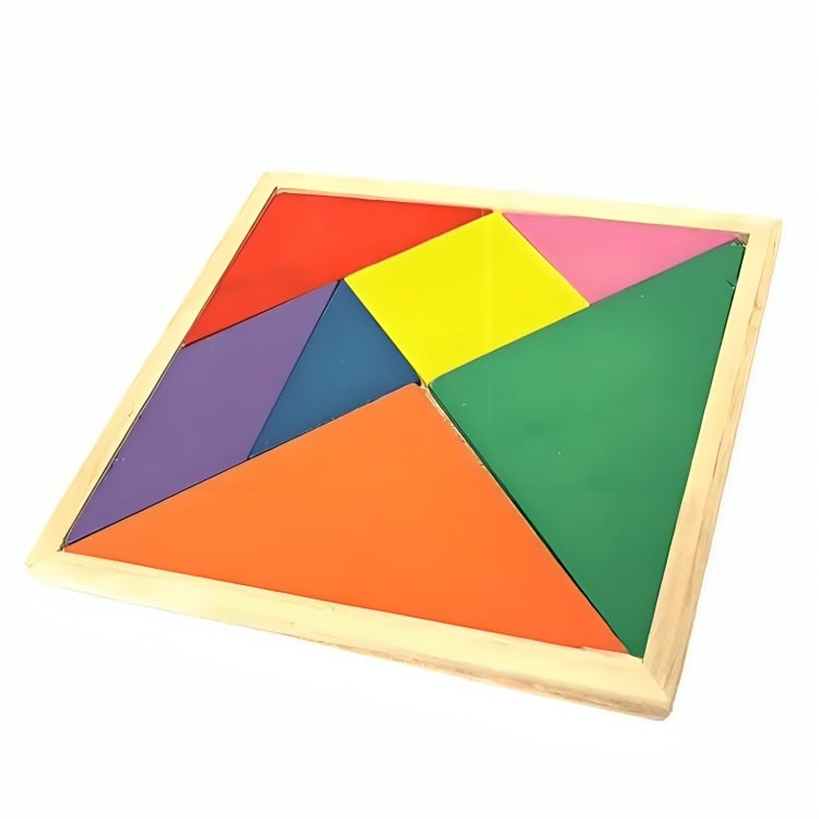 TANGRAMA MULTICOLOR GRANDE JUGUETE EDUCATIVO - 2