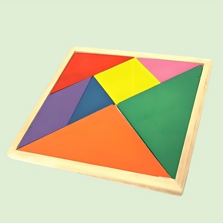 TANGRAMA MULTICOLOR GRANDE JUGUETE EDUCATIVO - 3