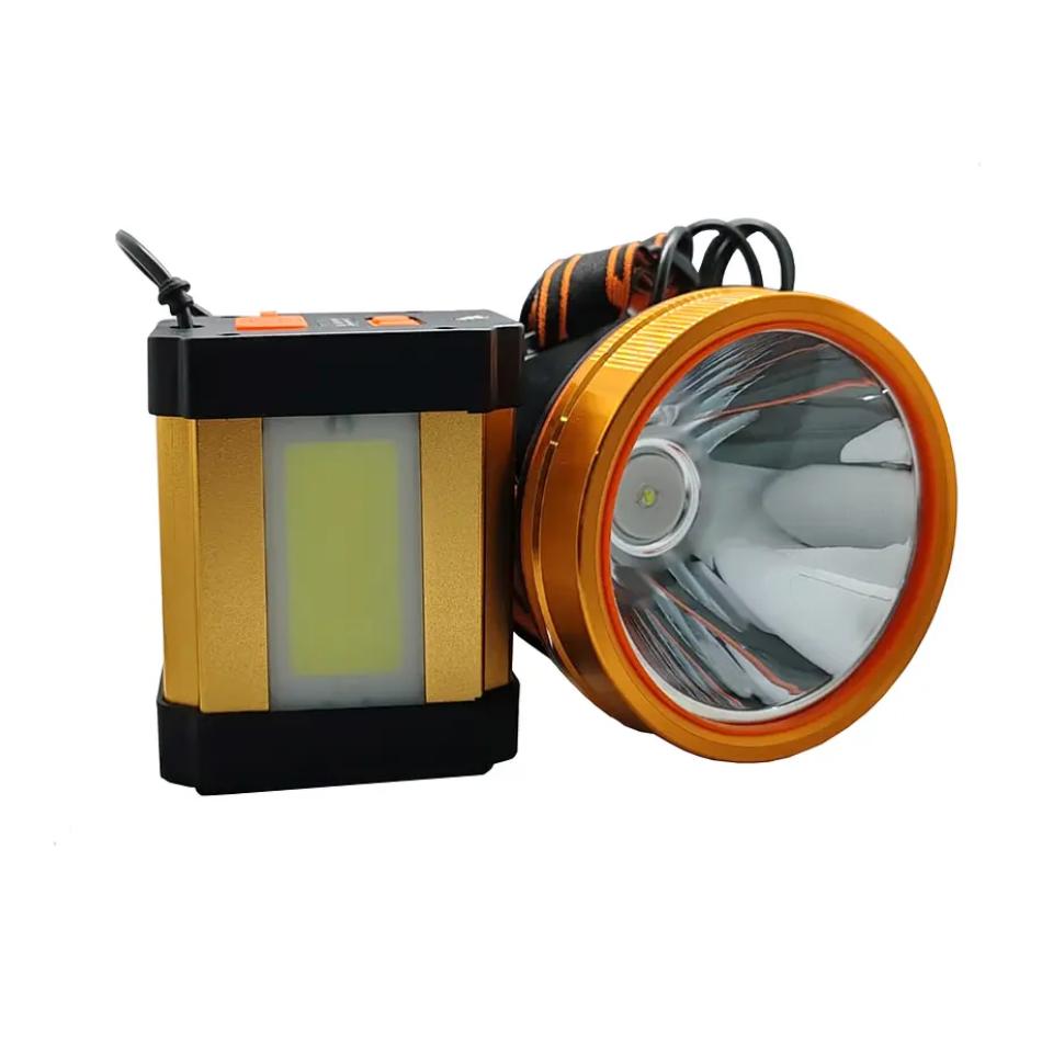 FOCO CAZA LED LAMPARA MINERA RECARGABLE PORTATIL - 3