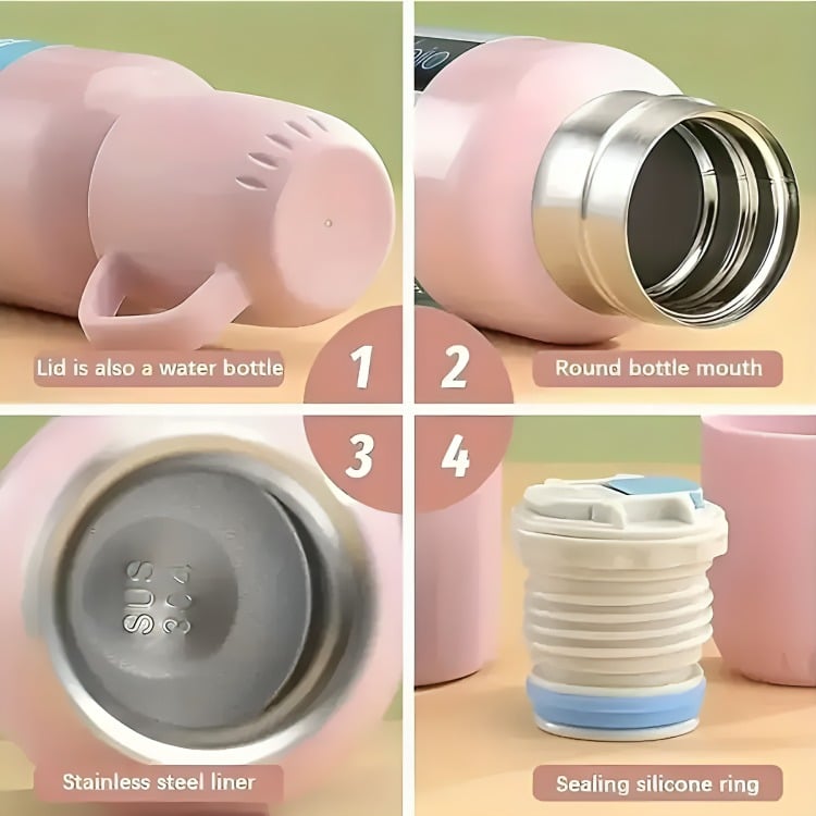 TERMO CAPACIDAD 700ML TÉRMICO PARA BEBIDAS FRÍAS Y CALIENTE - 2