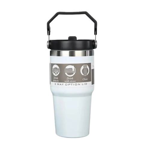 MUG VASO TERMO MUG PARA CAFE AGUA 600ML INOXIDABLE - 2