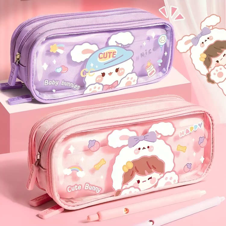 ESTUCHE CON DISEÑO KAWAII SURTIDOS - 1