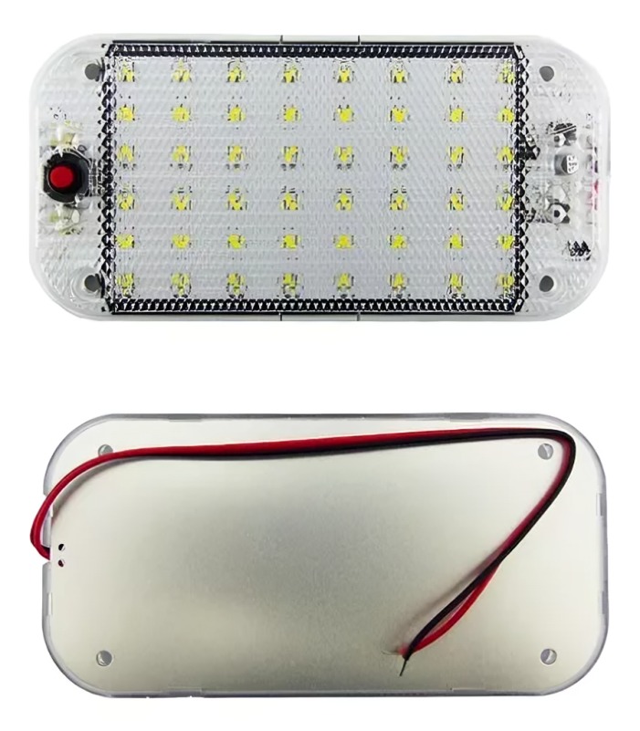 LUZ DE TECHO 48 LED CX05 12/24V LUZ BLANCA - 2