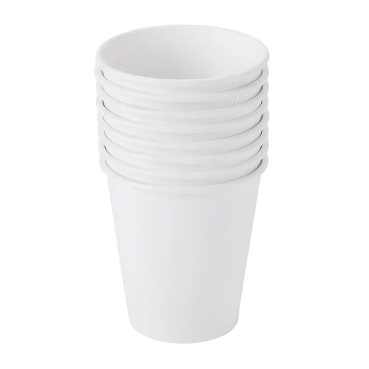 VASO DE PAPEL 250ML PARA BEBIDA FRÍA Y CALIENTE 50 UNIDADES - 1