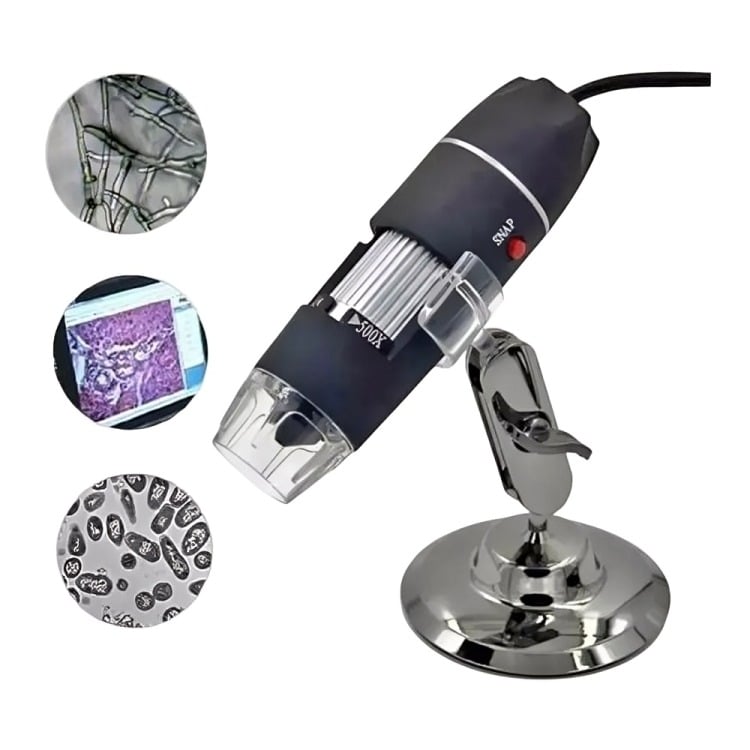 MICROSCOPIO DIGITAL USB 500X / 8 LED - 3