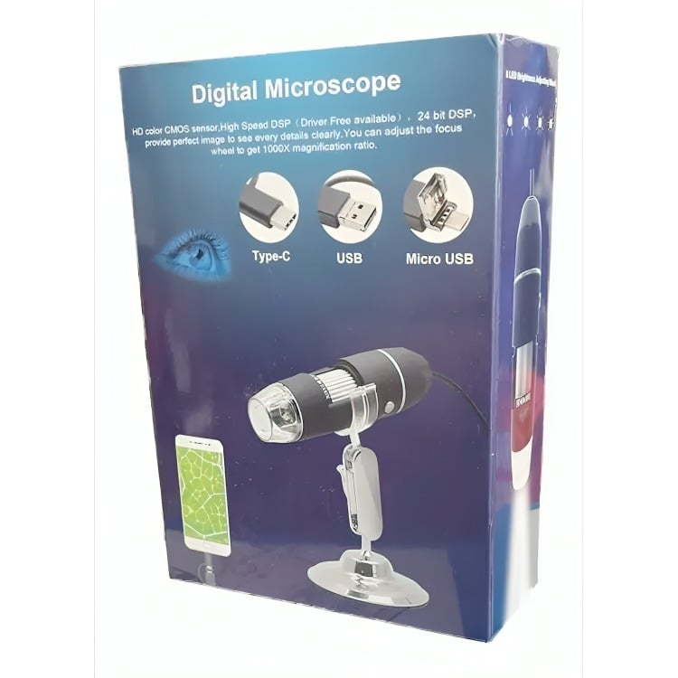 MICROSCOPIO DIGITAL USB 500X / 8 LED - 4