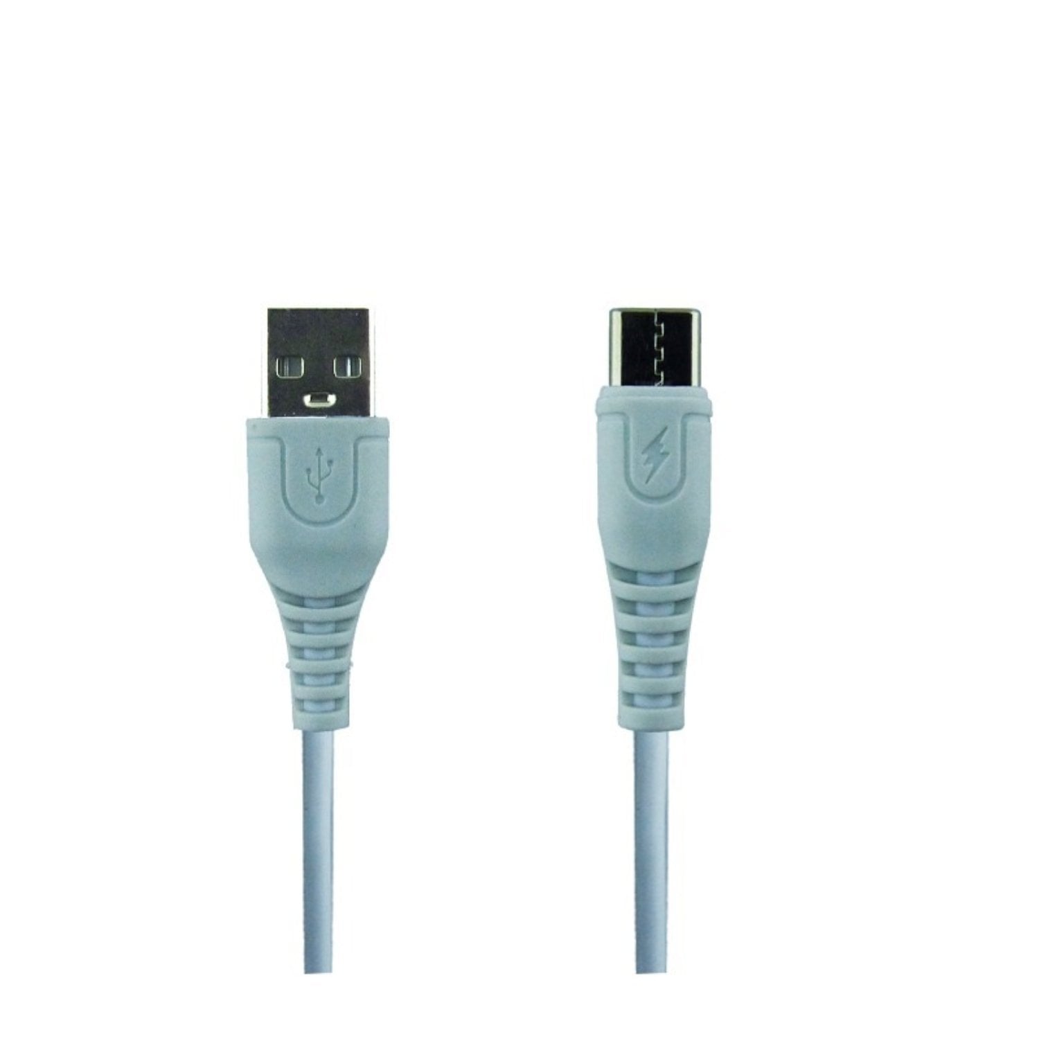 CABLE USB A TYPE-C MOD.HR-X02 6 AMP 1 METRO HOORY BLANCO ALTA CALIDAD EN CAJA - 1