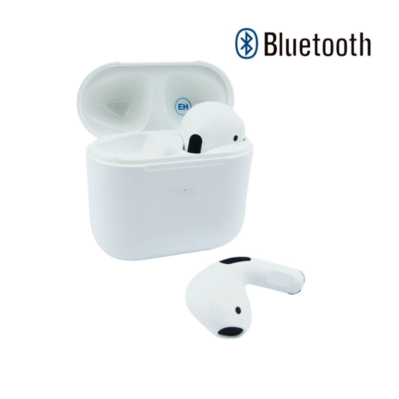 AUDIFONO TRUE WIRELESS BLUETOOTH MOD.PRO4 CON CARGADOR MAGNETICO,CABLE IPHONE - 4