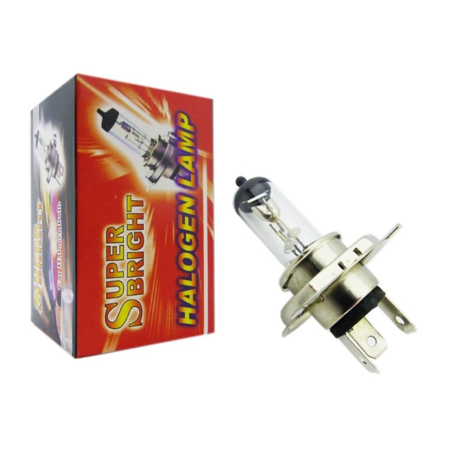 SET X2 AMPOLLETA H-4 SUPER BRIGHT CAJA X1 12V 60/55W - 1