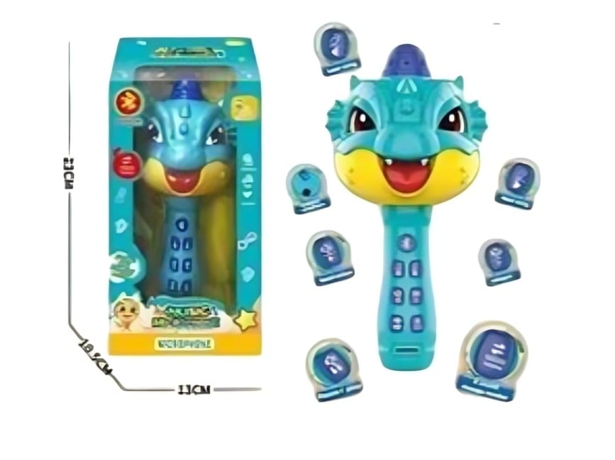 MICROFONO BLUETOOTH PARLANTE DINOSAURIO - 2