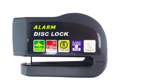 CANDADO PARA FRENO DISCO CON ALARMA MOD.WR71 U-KNOW - 2