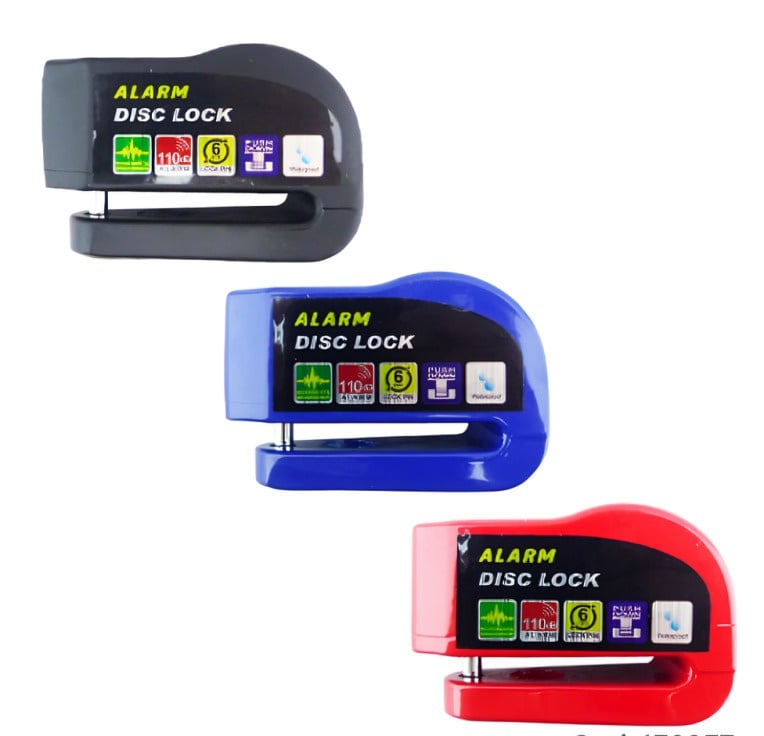 CANDADO PARA FRENO DISCO CON ALARMA MOD.WR71 U-KNOW - 3