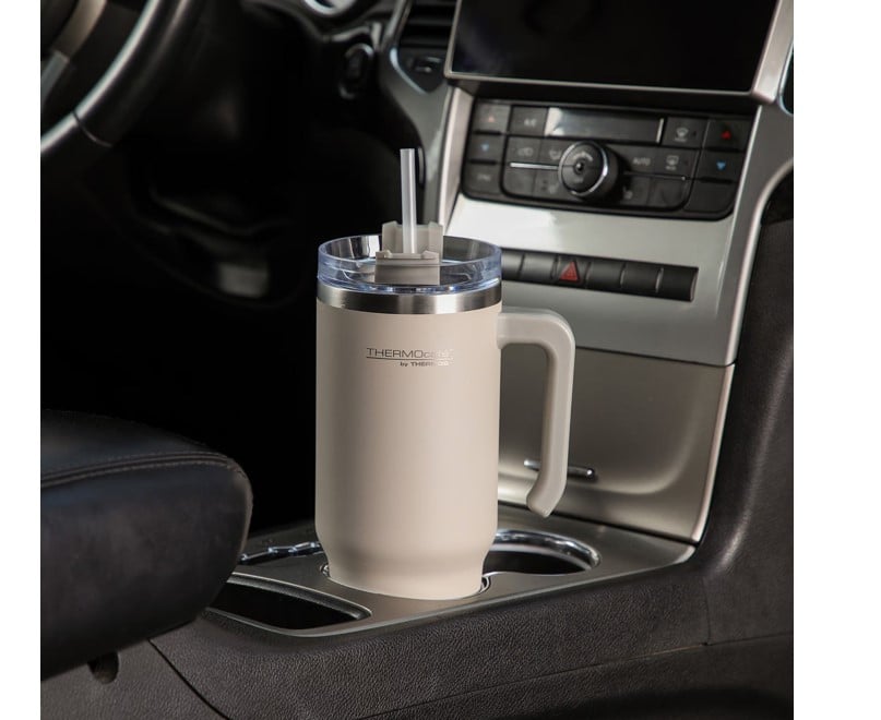 TERMO TRAVEL MUG STRAW ACERO INOX WASABI 1,1 LTS THERMOS - 3