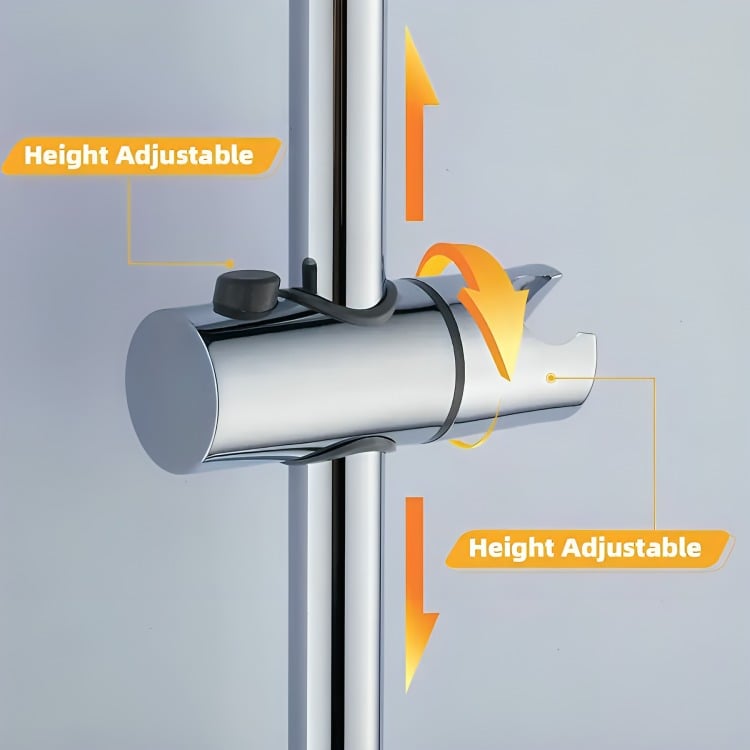 BARRA SOPORTE PARA DUCHA TELEFONO DESLIZANTE ADAPTABLE - 3