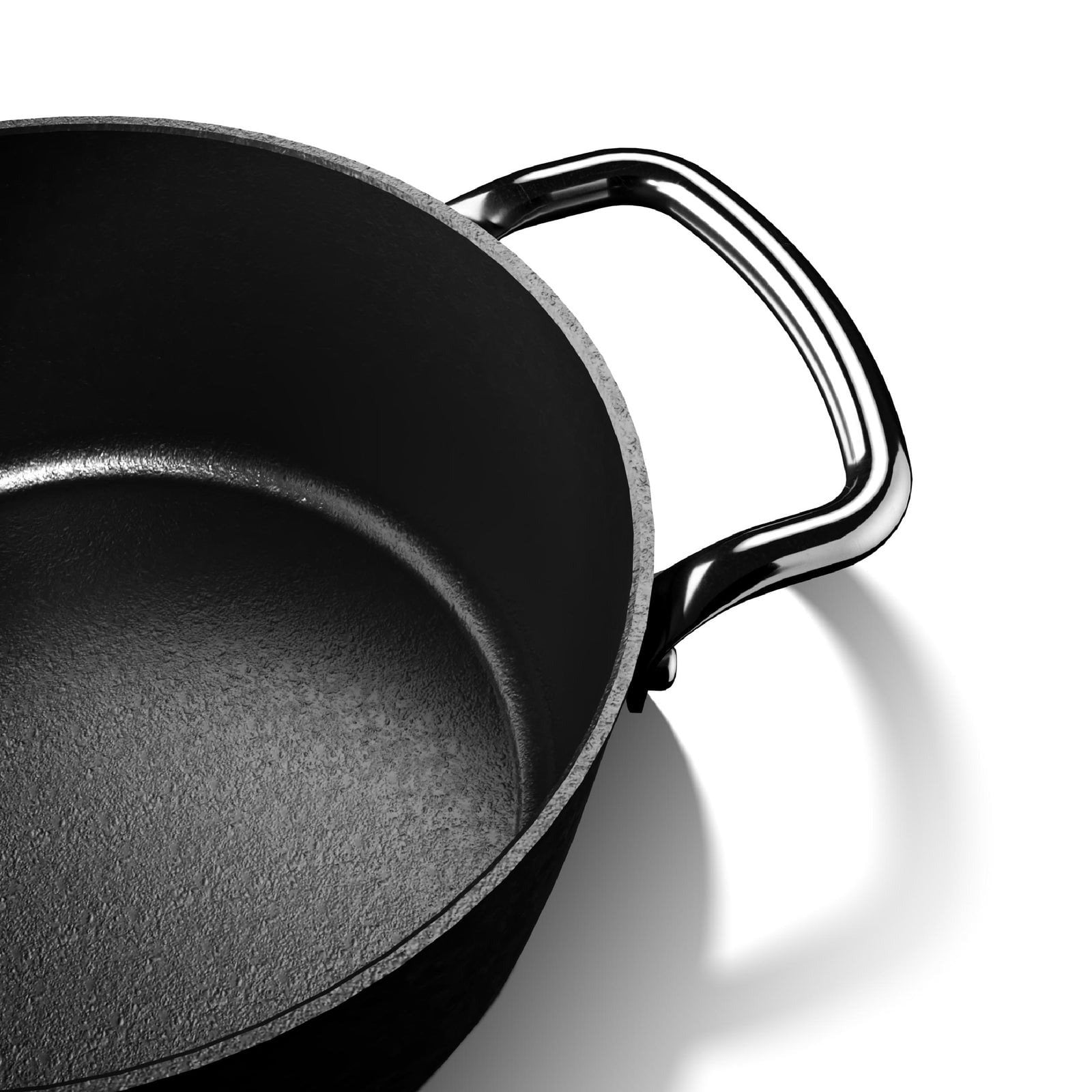 BATERÍA DE COCINA 7 PIEZAS ALUMINIO FORJADO BLACK - 5