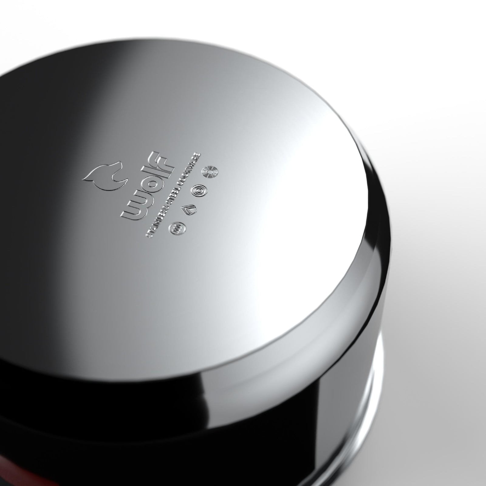 BATERÍA DE COCINA 6 PIEZAS ACERO INOXIDABLE WOLF - 3