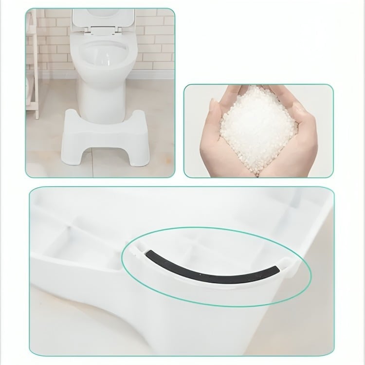 PISO TABURETE DE PIE PARA INODORO ANTIDESLIZANTE BAÑO - 2