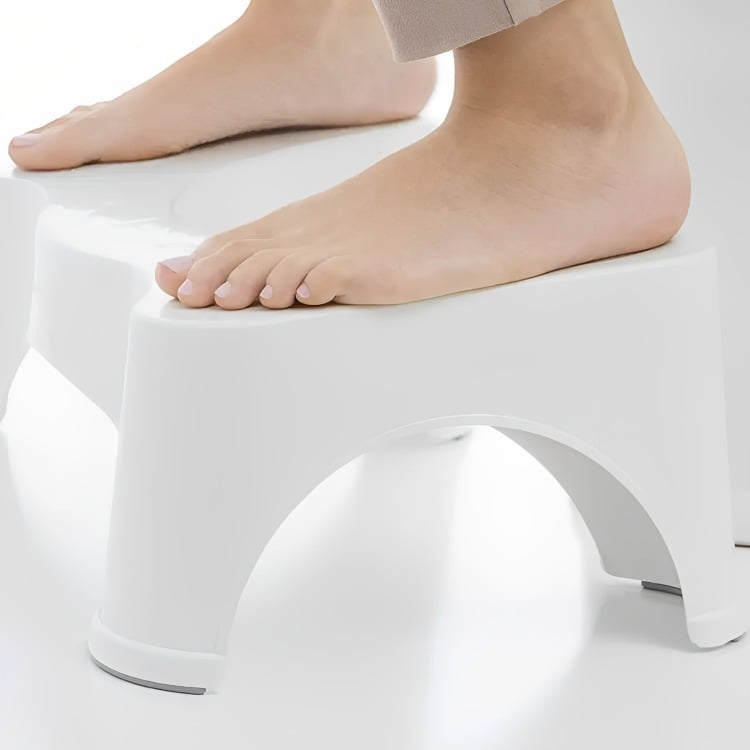 PISO TABURETE DE PIE PARA INODORO ANTIDESLIZANTE BAÑO - 3