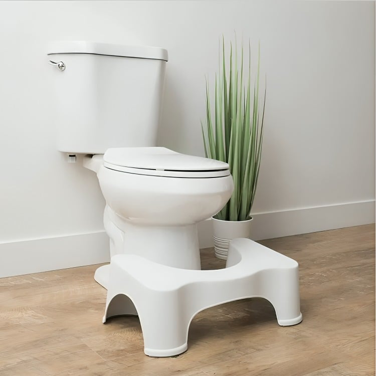 PISO TABURETE DE PIE PARA INODORO ANTIDESLIZANTE BAÑO - 4