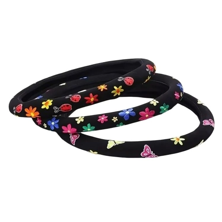 CUBIERTA FUNDA CUBRE VOLANTE DISEÑOS PARA MUJER 3D - 3