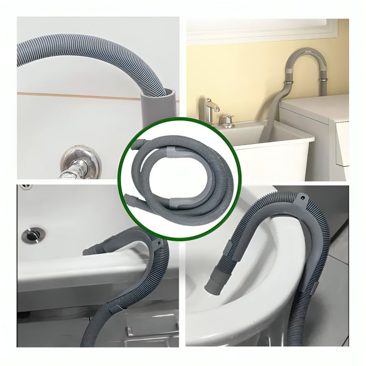 MANGUERA PARA LAVADORA DE DESAGUE DESCARGA 3 MTS UNIVERSAL - 3
