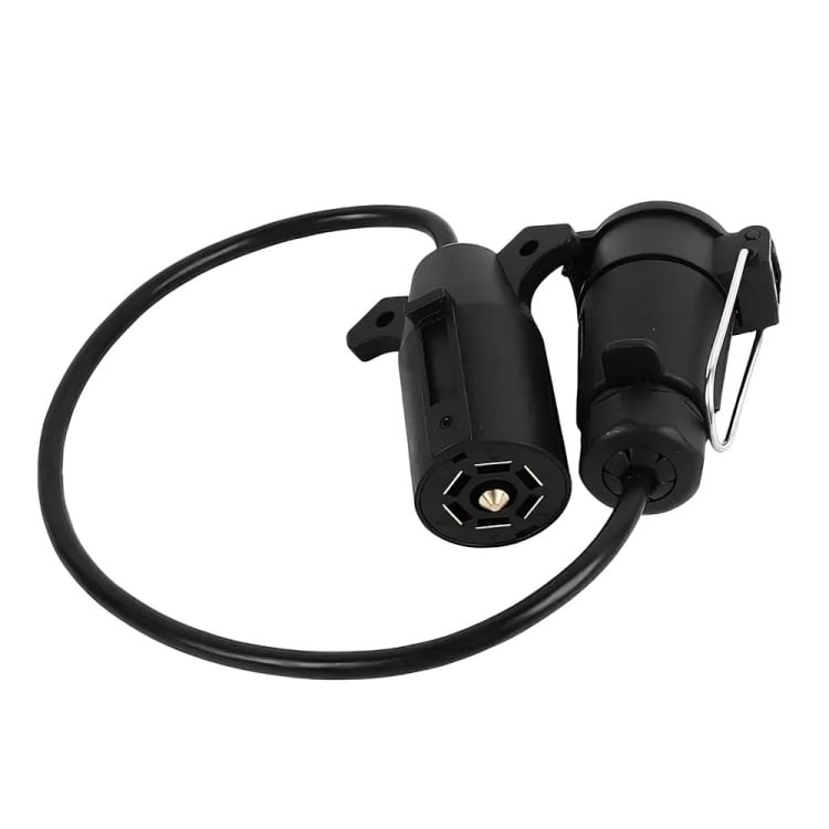 ADAPTADOR ENCHUFE VEHÍCULO AMERICANO REMOLQUE EUROPEO 7 PINES - 2