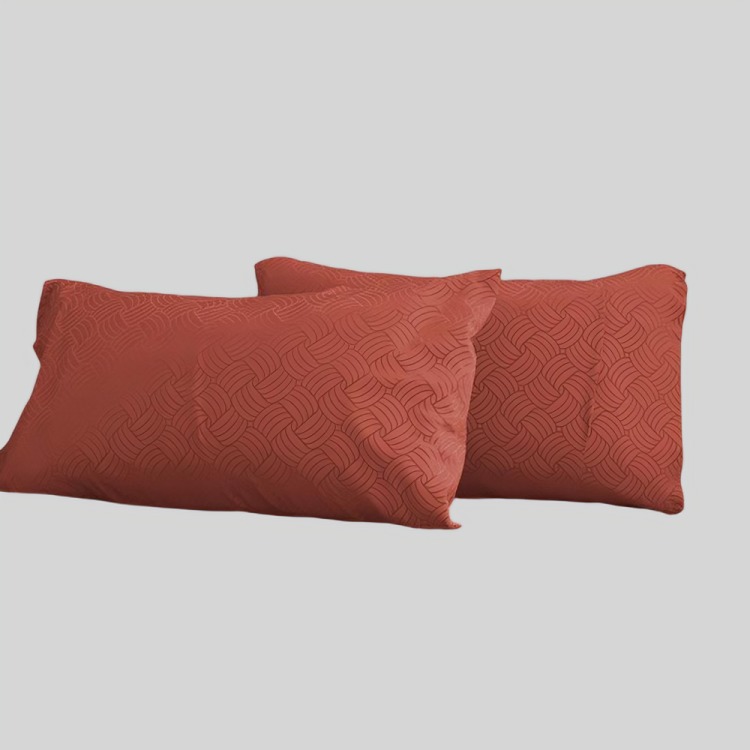 DORAL JUEGO DE SÁBANAS EMBOSSED 1,5PL TERRACOTA - 2