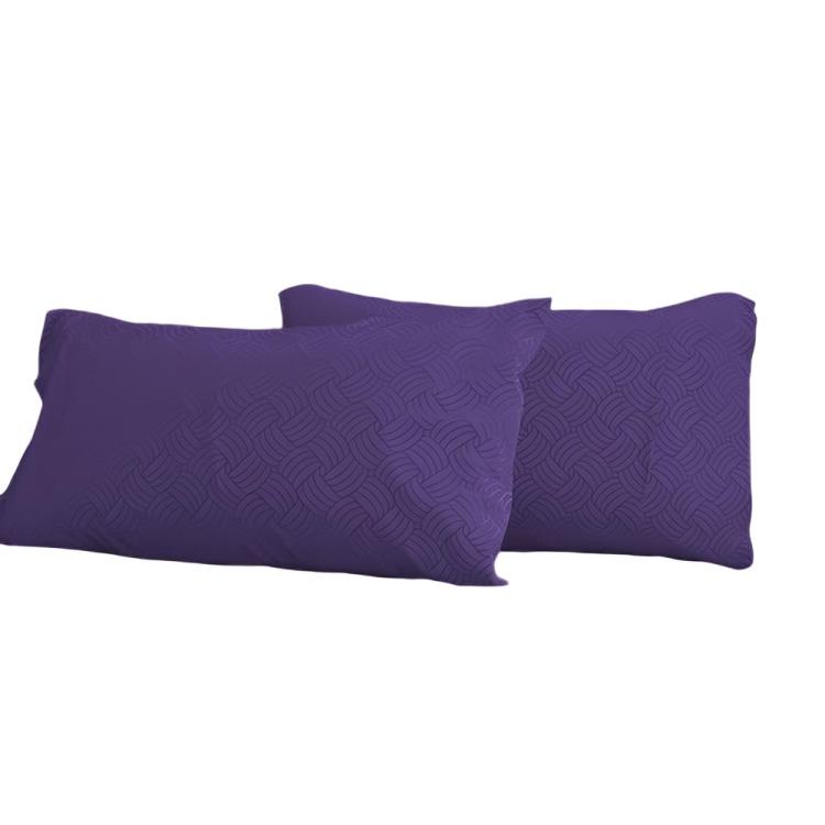 JUEGO DE SÁBANA EMBOSSED 2 PLAZAS LILA - 1