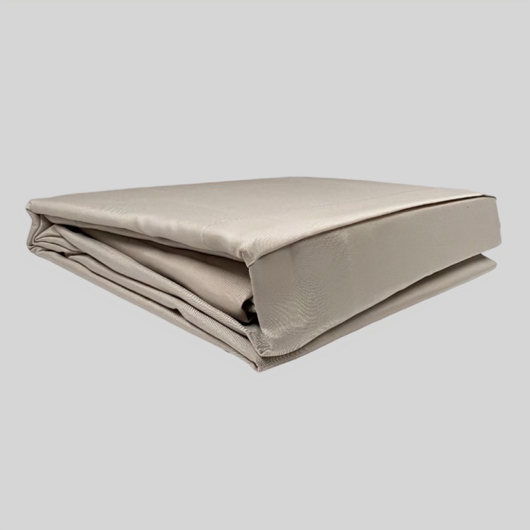 JUEGO DE SÁBANAS MARINA LISA 1.5 PLAZAS GRIS CLARO - 1