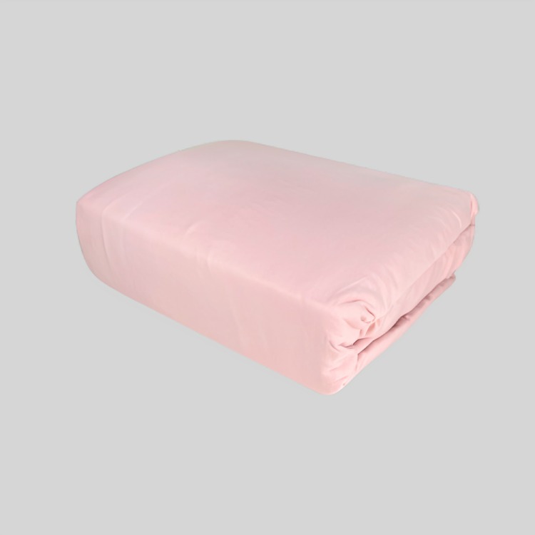 JUEGO DE SÁBANAS MARINA LISA 1.5 PLAZAS ROSA PASTEL - 1