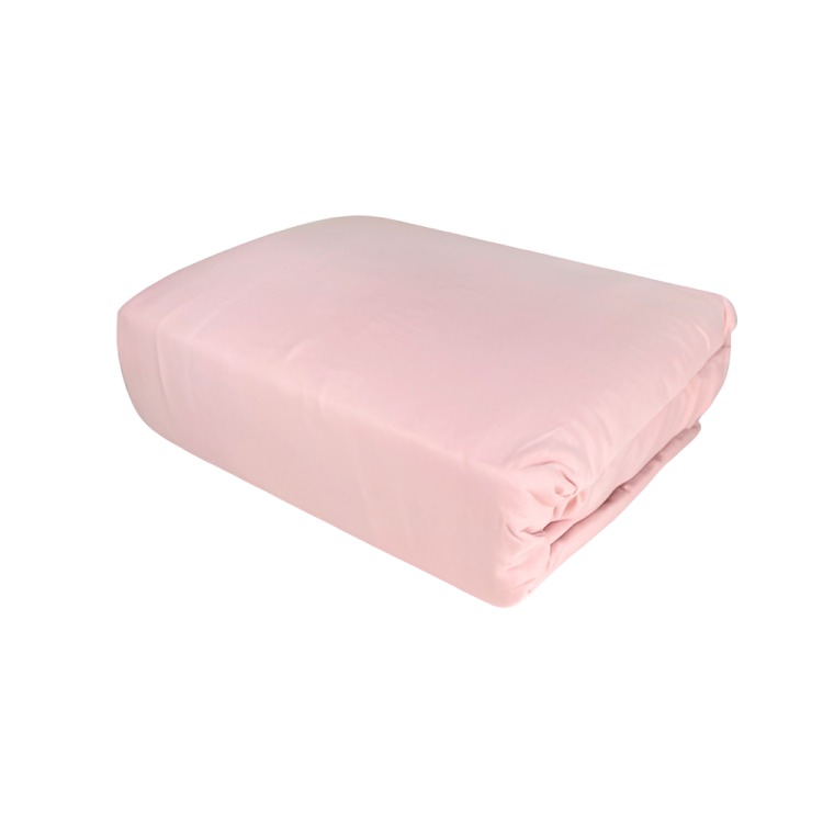 JUEGO DE SÁBANAS MARINA LISA 1.5 PLAZAS ROSA PASTEL - 2