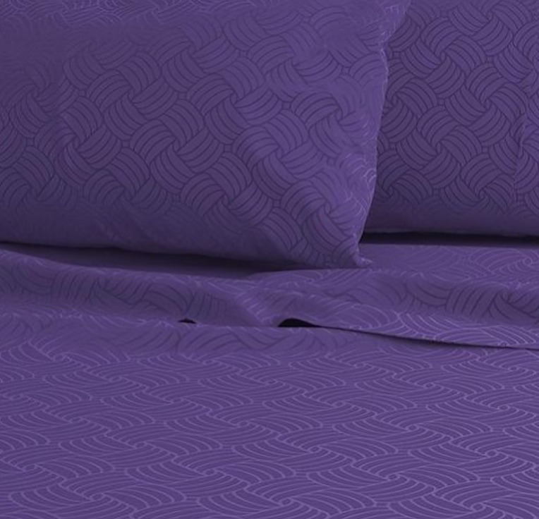 DORAL JUEGO DE SÁBANAS EMBOSSED 1,5PL LILA - 3