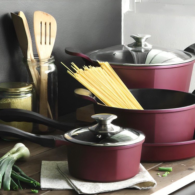 BATERÍA DE COCINA 9 PIEZAS BERRIES KITCHENWARE - 3