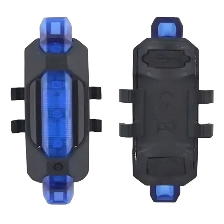 LUCES LED RECARGABLES PARA BICICLETA AZUL - 3