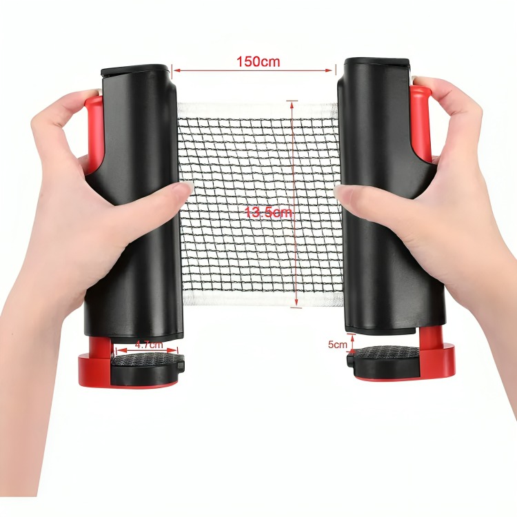 RED PING PONG - MALLA RETRACTIL ADAPTABLE A CUALQUIER MESA - 4