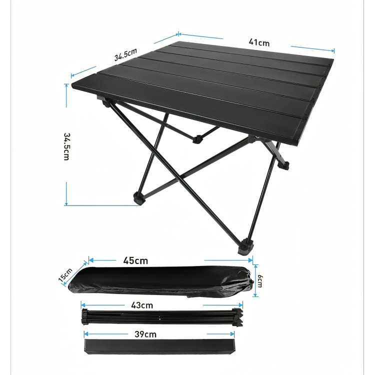MESA PLEGABLE CAMPING PASEO EVENTO BOLSO PORTATIL - 3