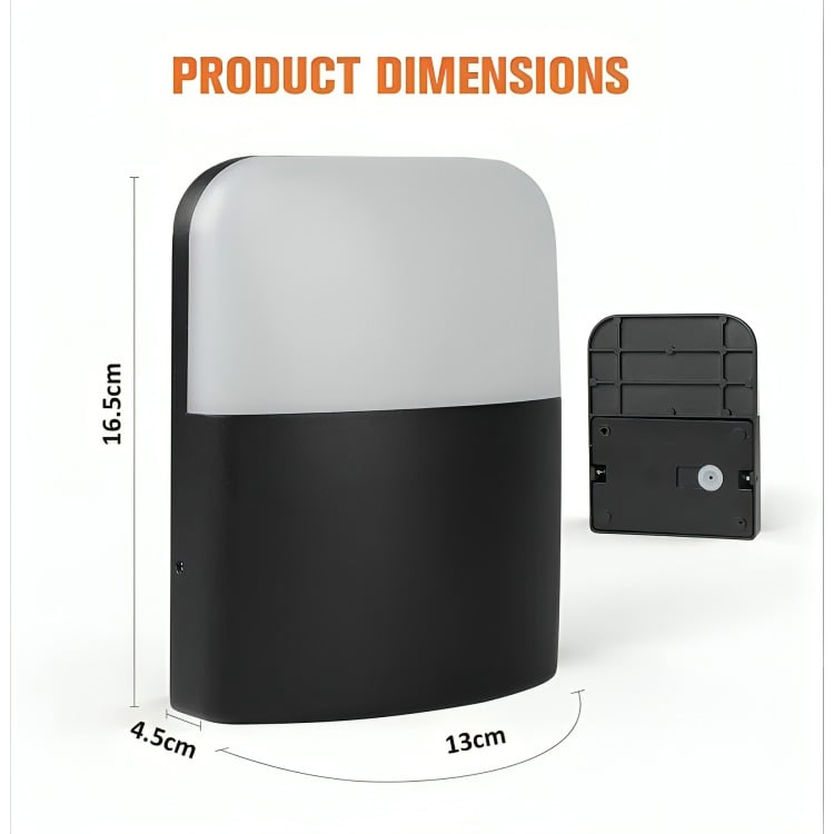 APLIQUE LÁMPARA LED DE PARED MODERNA 5W INTERIOR EXTERIOR - 2
