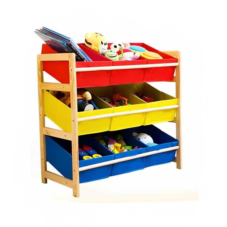 ESTANTE INFANTIL ORGANIZADOR DE JUGUETES REPISA 64X28.5X60CM - 4