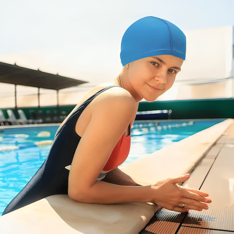 GORRO NATACIÓN UNISEX NAYLON LICRA PISCINA BAÑO ADULTO NIÑO - 2