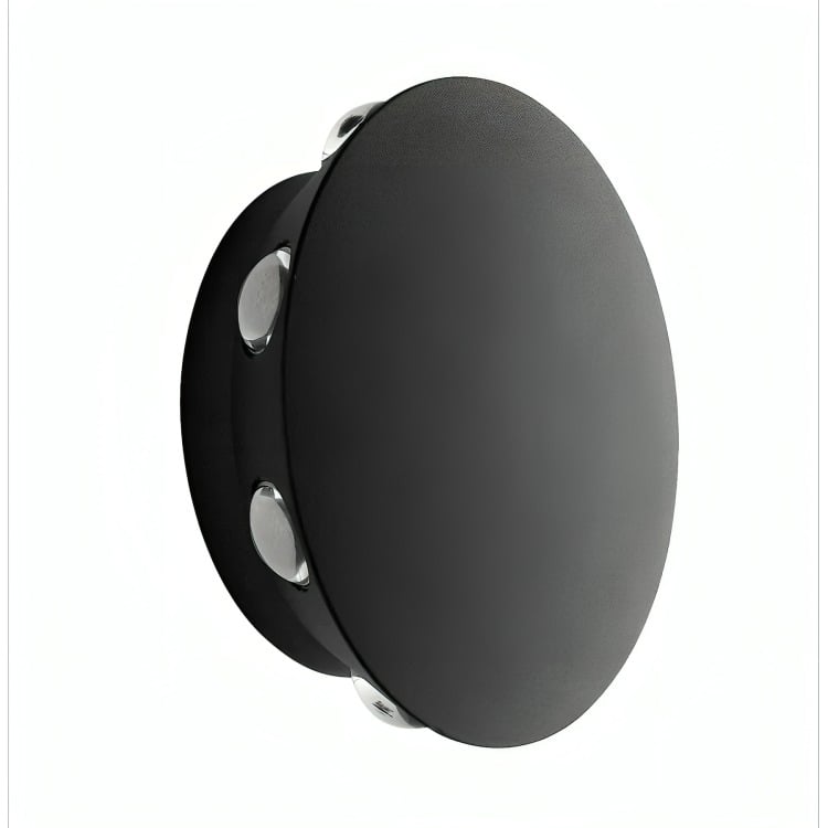 FOCO LED REDONDO EXTERIOR INTERIOR APLIQUE DE PARED 6 LED - 1