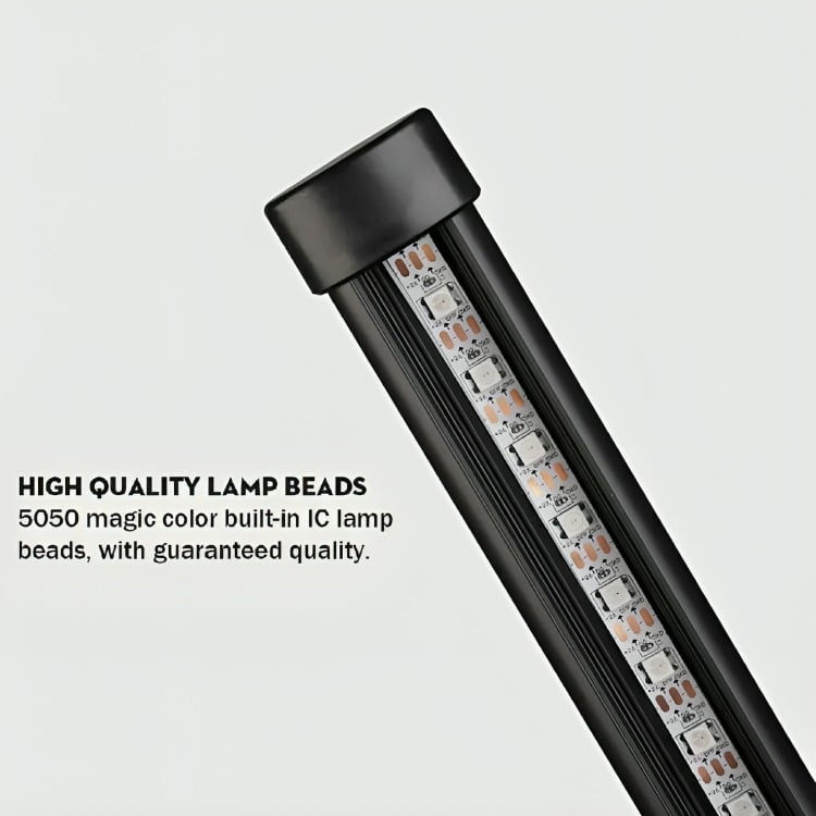 LAMPARAS DE PIE MODERNA LED DE ESQUINA RGB, CONTROL APP - 6