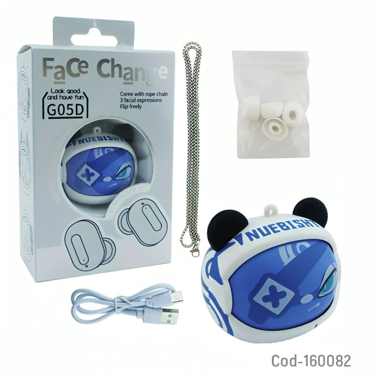 AUDÍFONOS TWS BT G05D CADENA ANIMAL TYPE-C - 2