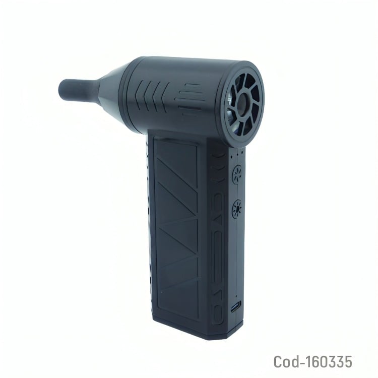 SOPLADOR MINI JET FAN CON LUZ RECARGABLE TYPE-C - 3