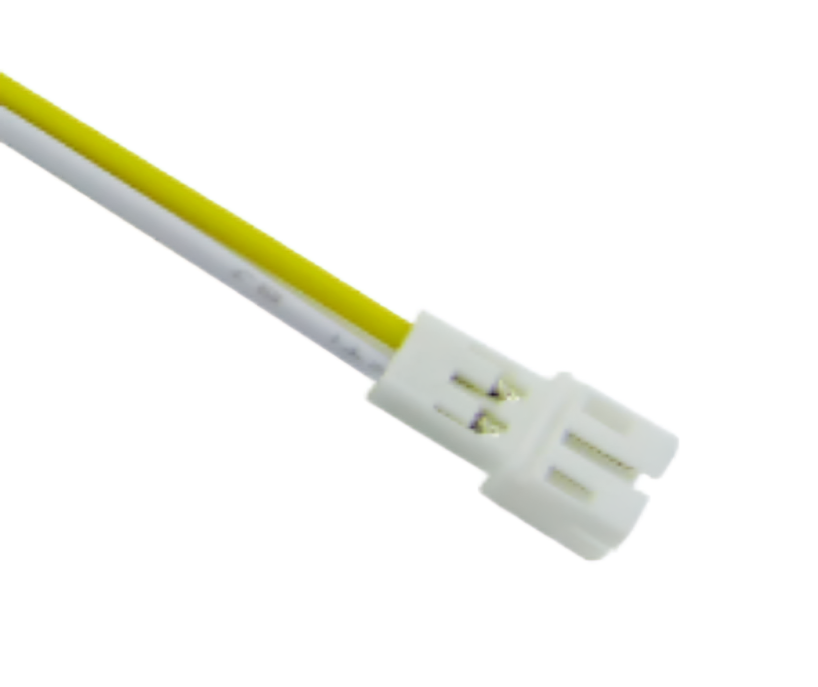 CABLE JST SEGURO 2 PIN 10CM EN COLOR BLANCO/EN COLOR AMARILLO - 2