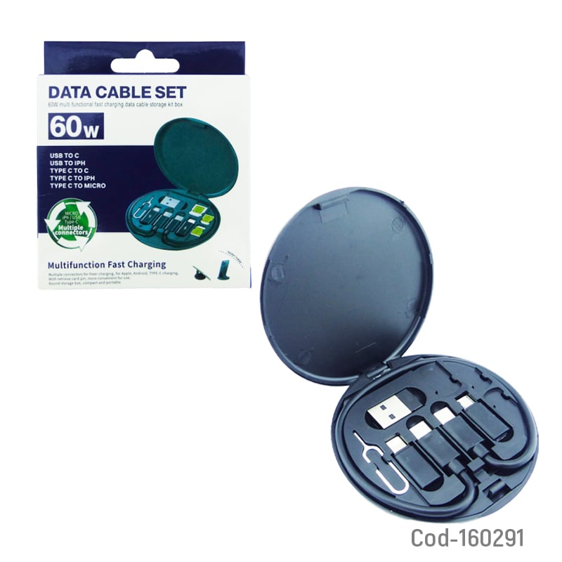 KIT ADAPTADORES 5 EN 1 60W SMARTPHONE CAJA - 4